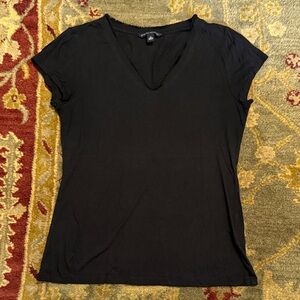 Banana Republic Classic Black V-Neck Tee